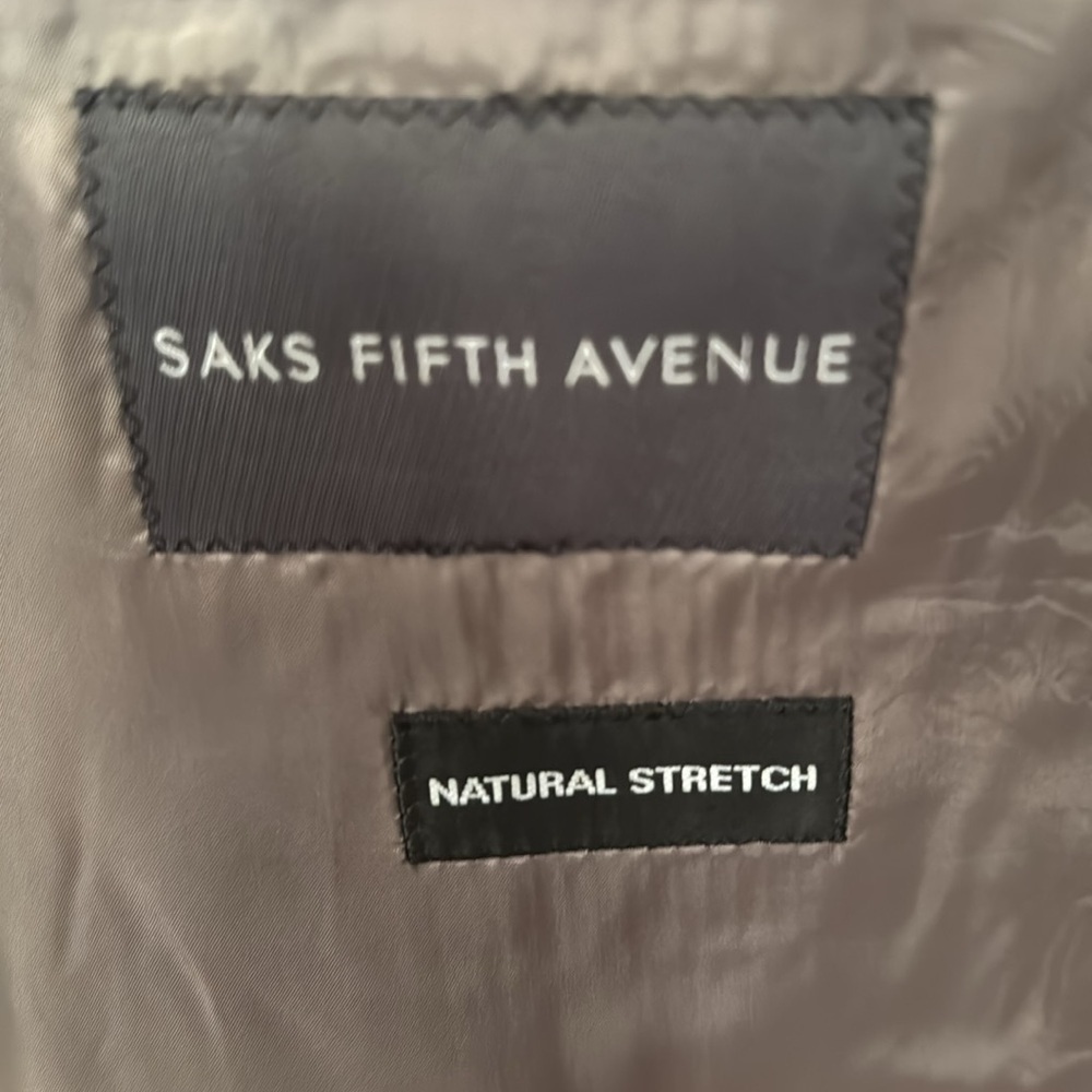 Gray Wool Three-Button Suit Jacket - image 2